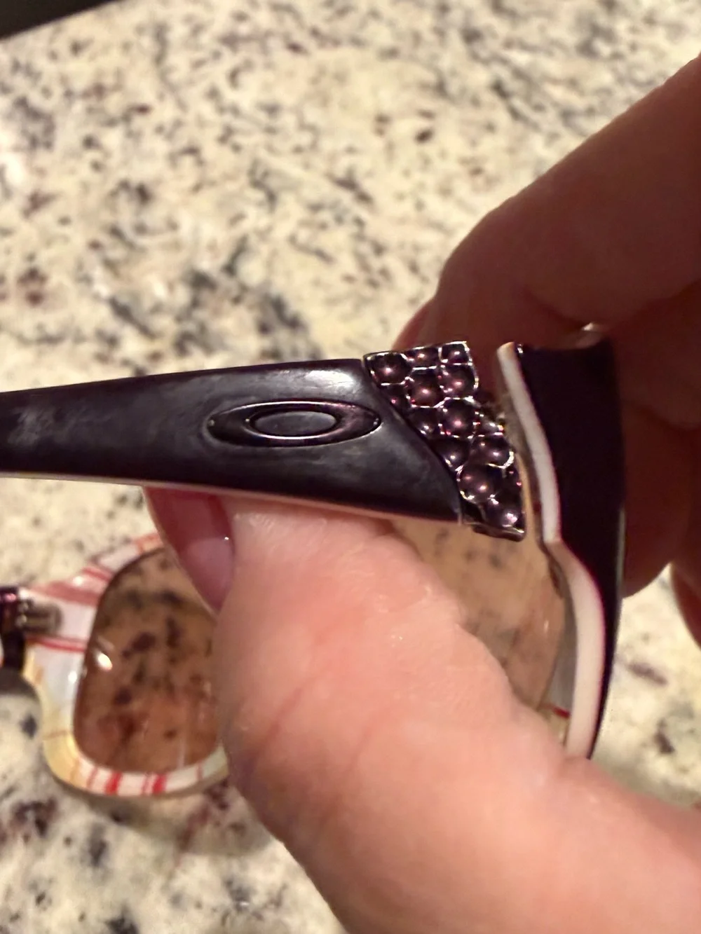 Oakley Women's Dark Brown Frame Sunglasses with Brown Lenses